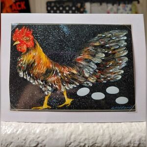 NWT Rooster And Eggs By Jack E. Stiddard Notecard